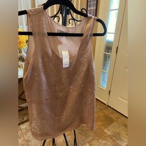 Anne Taylor sequin tank top size xs